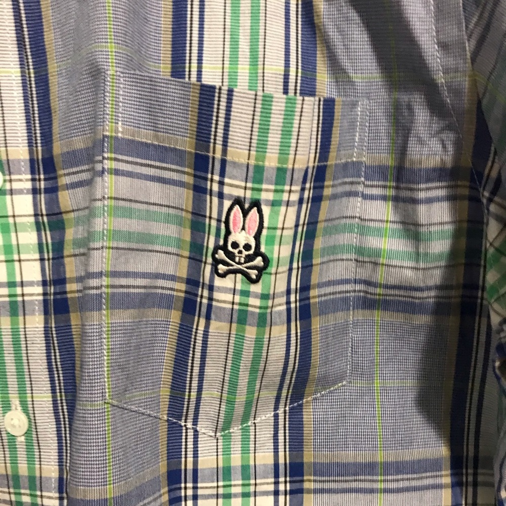 Psycho Bunny plaid dress (or casual) shirt
